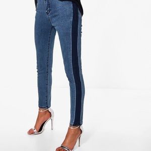 Express Midrise Retro Repreve Skinny Jeans / Jeggings / Leggings